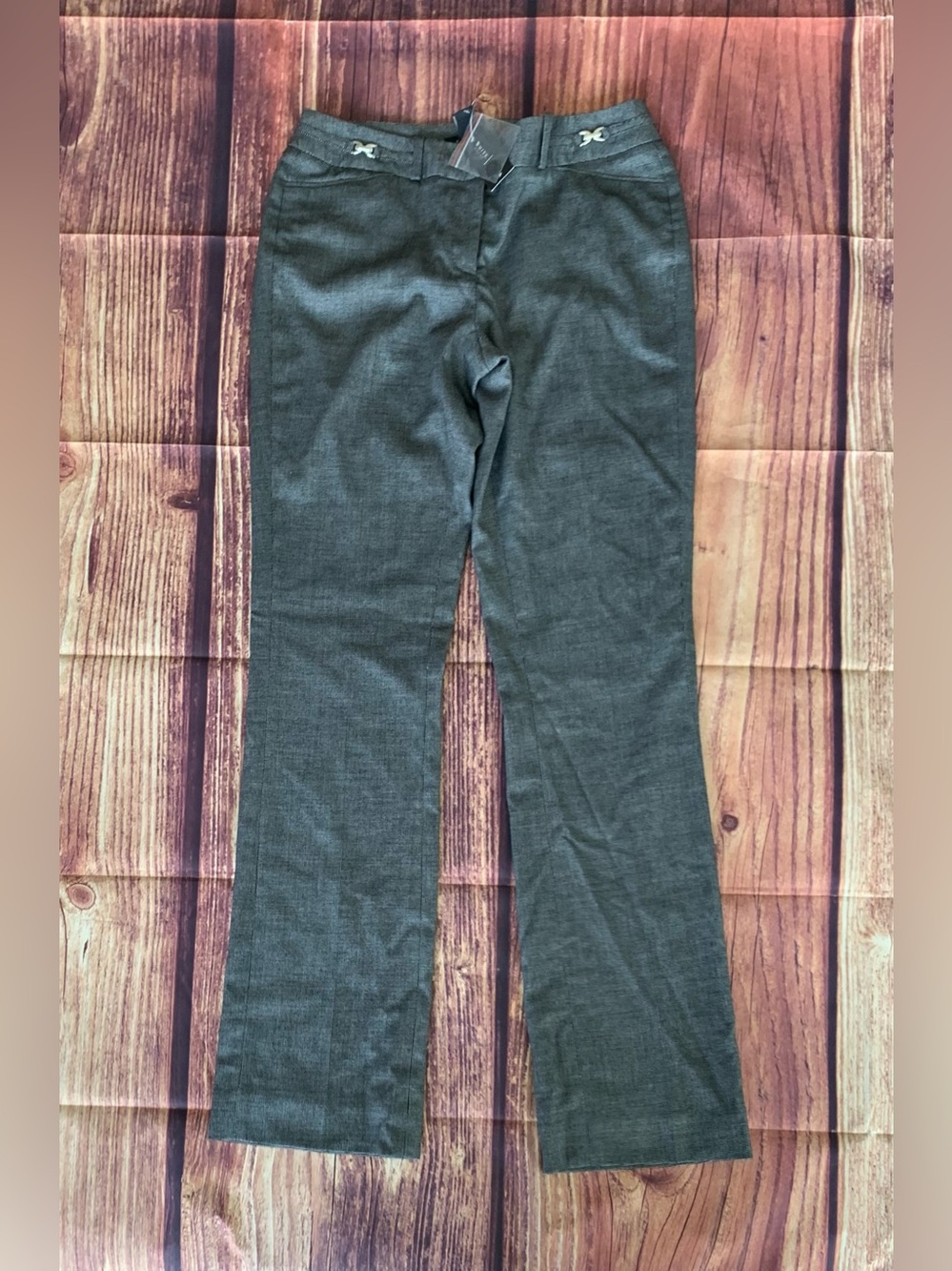 NWT White House Black Market Women's Sleek Boot Regular Multicolor Dress Pants 2